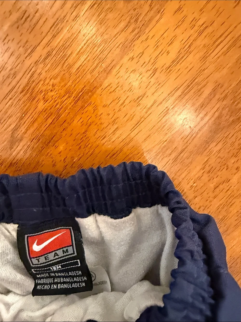 Nike Kids Navy and Yellow Basketball Joggers 18M